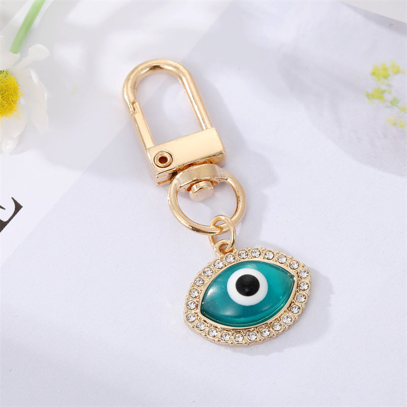 Wholesale Drip Oil Spot Drill Resin Patch Eyes Keychains